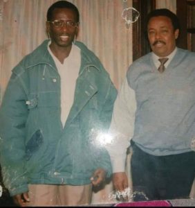 Sharif sheikh Ahmed iyo Cali Mahdi Maxamed in 1994 in Libya