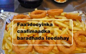 Faa'idooyinka caafimaadka baradhada leedahay