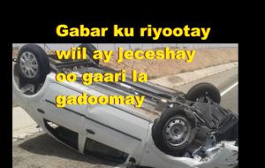 Gabar ku riyootay wiil ay jeceshay oo gaari la gadoomay