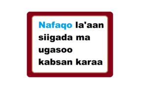 Nafaqo la'aan siigada ma ugasoo kabsan karaa