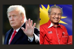 mahathir mohamad iyo doland trump