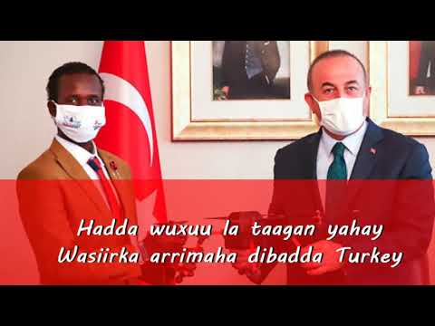 Guuleed oo wasiirka arrimaha dibadda Turkey la kulmay