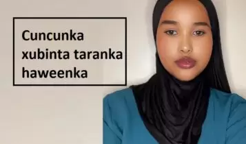 Cuncunka xubinta taranka haweenka