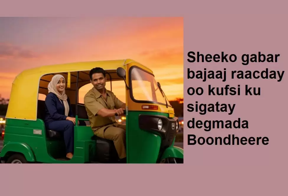 Sheeko gabar bajaaj raacday oo kufsi ku sigatay degmada Boondheere