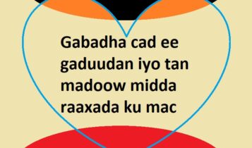Gabadha cad ee gaduudan iyo tan madoow midda raaxada ku mac Gabadha cad ee gaduudan iyo tan madoow midda raaxada ku mac