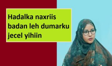 Hadalka naxriis badan leh dumarku jecel yihiin Hadalka naxriis badan leh dumarku jecel yihiin