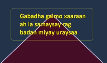Gabadha galmo xaaraan ah la samaysay rag badan miyay uraysaa
