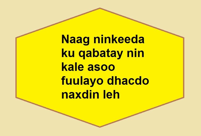 Naag ninkeeda ku qabatay nin kale asoo fuulayo dhacdo naxdin leh