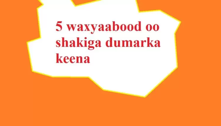 5 waxyaabood oo shakiga dumarka keena