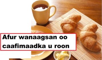 Afur wanaagsan oo caafimaadka u roon