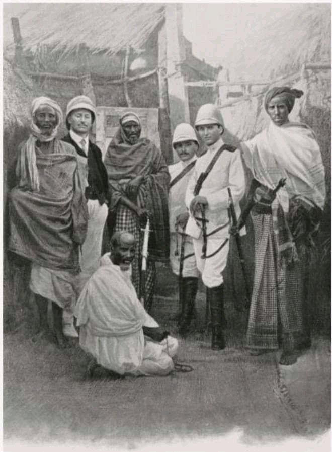 Askar Talyaani ah oo la taagan Suldaanka Majeerteen. February 20 , 1910.