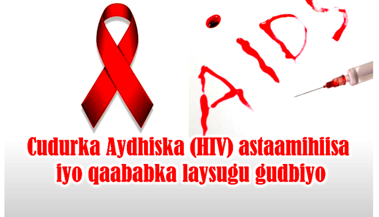 Cudurka Aydhiska (HIV) astaamihiisa iyo qaababka laysugu gudbiyo