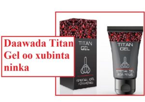 Daawada Titan Gel oo xubinta ninka weynaysa