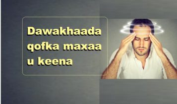 Dawakhaada ama madax wareerka qofka maxaa u keena