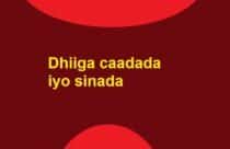 Dhiiga caadada iyo sinada