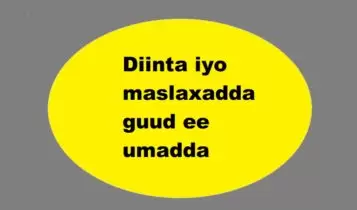 Diinta iyo maslaxadda guud ee umadda