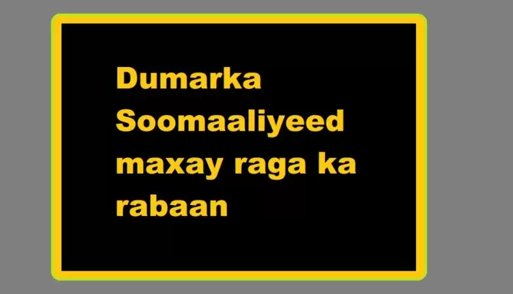 Dumarka Soomaaliyeed maxay raga ka rabaan