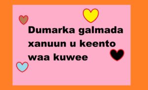 Dumarka galmada xanuun u keento waa kuwee