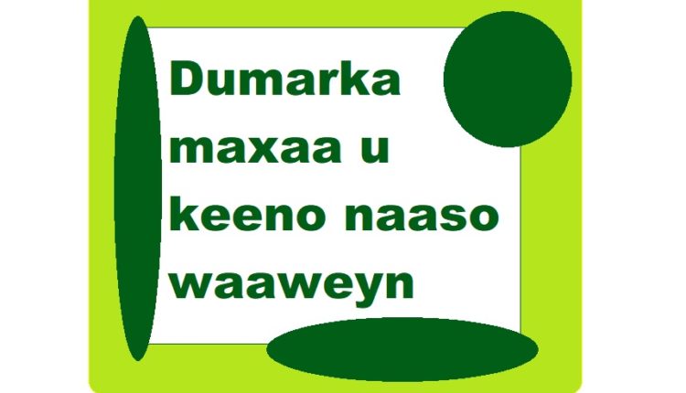 Dumarka maxaa u keeno naaso waaweyn