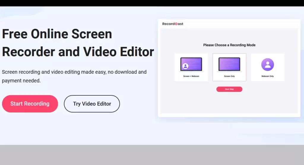 Free Online Screen Recorder and Video Editor