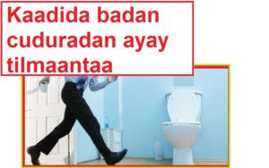 Kaadida badan cuduradan ayay tilmaantaa