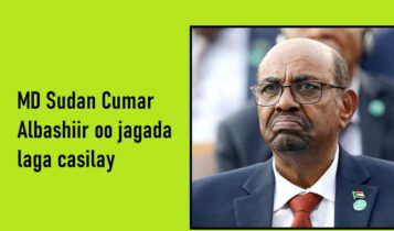 MD Sudan Cumar Albashiir oo jagada laga casilay