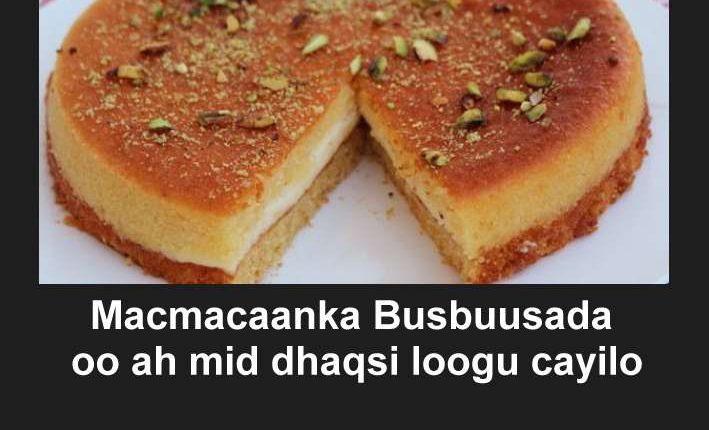 Macmacaanka Busbuusada oo ah mid dhaqsi loogu cayilo