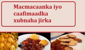 Macmacaanka iyo caafimaadka xubnaha jirka