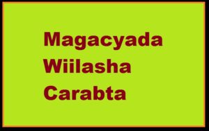 Magacyada Wiilasha Carabta