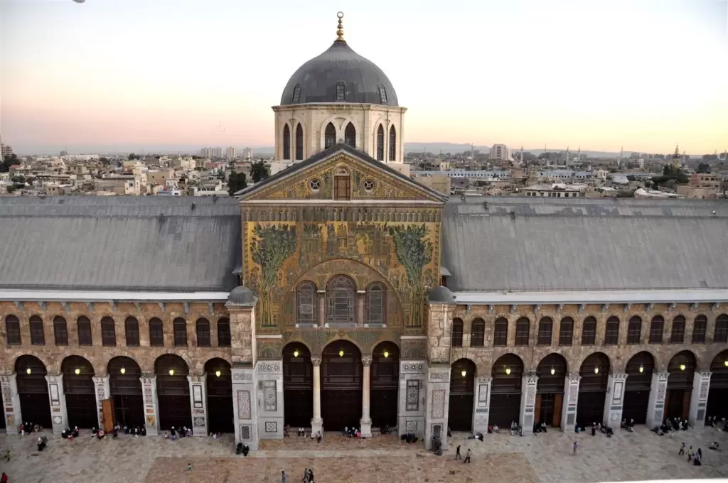 Masjidka jaamic al-umawi oo dimashq ku yaalla