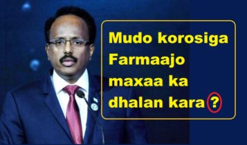 Mudo korosiga Farmaajo maxaa ka dhalan kara?