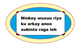 Ninkey wuxuu riyo ku arkay anoo xubinta raga leh