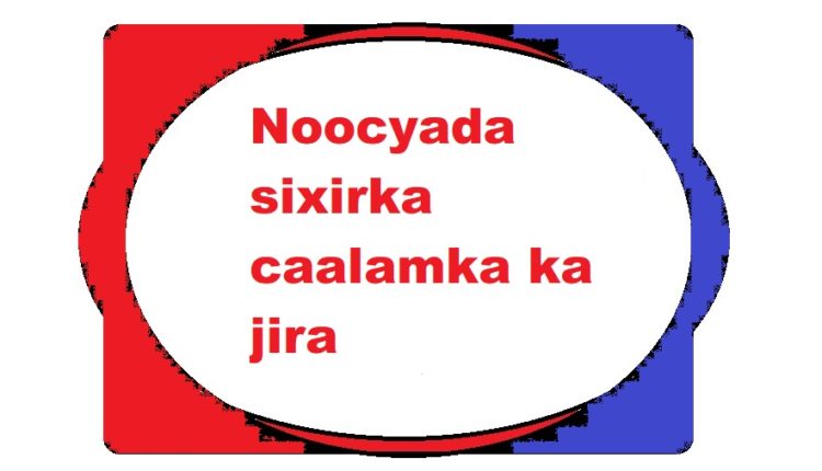 Noocyada sixirka caalamka ka jira