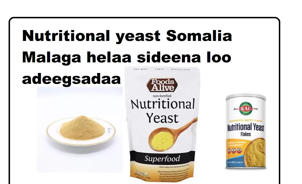 Nutritional yeast Somalia Malaga helaa sideena loo adeegsadaa