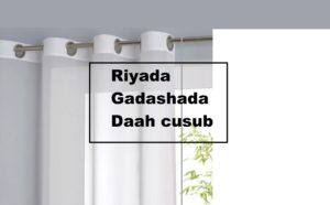 Riyada Gadashada Daah cusub