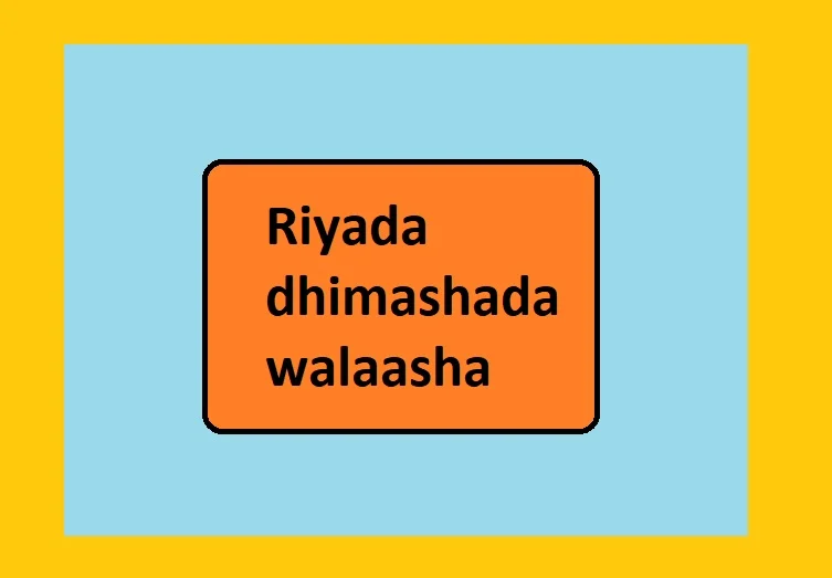 Riyada dhimashada walaasha