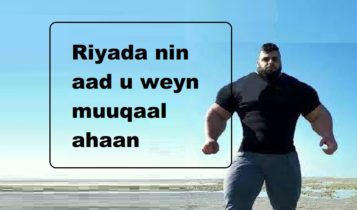 Riyada nin aad u weyn muuqaal ahaan