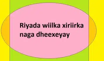 Riyada wiilka xiriirka naga dheexeyay