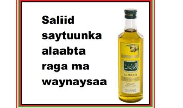 Saliid saytuunka alaabta raga ma waynaysaa