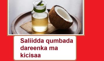 Saliidda qumbada dareenka ma kicisaa