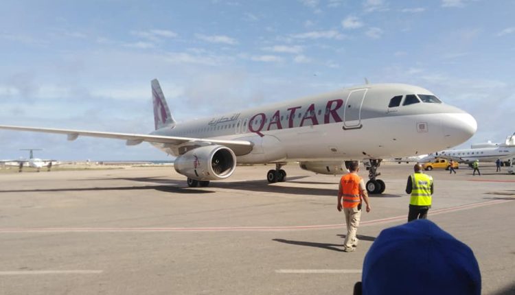 Sawirada Qatar airways oo Muqdisho tagtay (1)