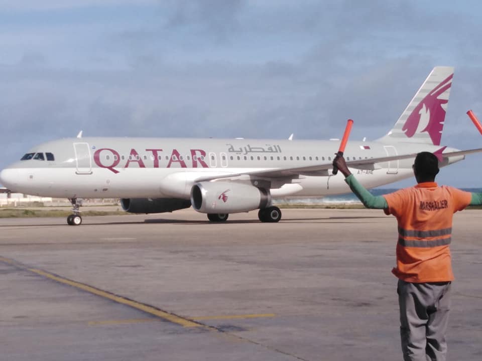 Qatar Airways oo Muqdisho shaqo ka bilowday