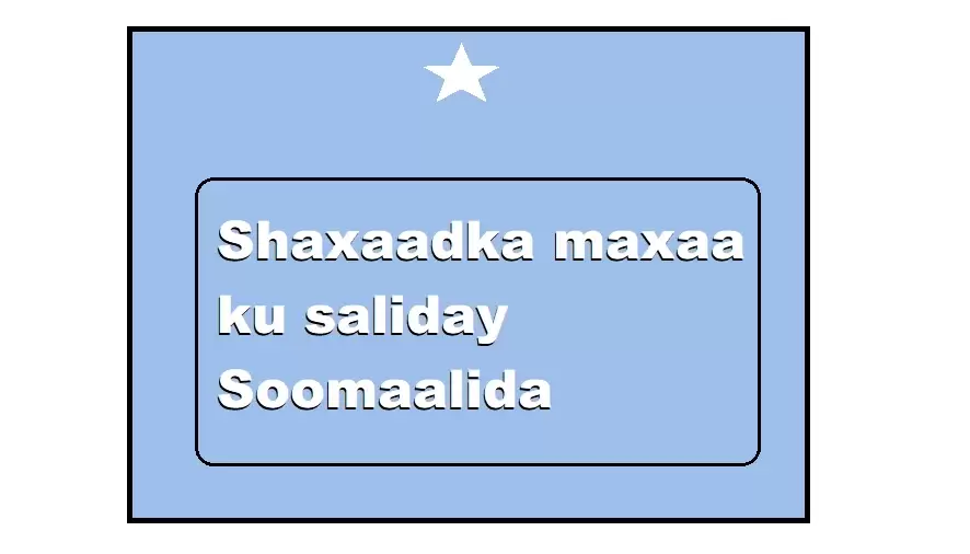 Shaxaadka maxaa ku saliday Soomaalida