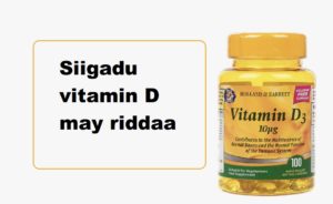 Siigadu vitamin D may riddaa