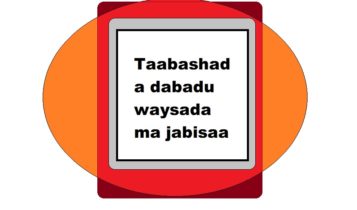 Taabashada dabadu waysada ma jabisaa