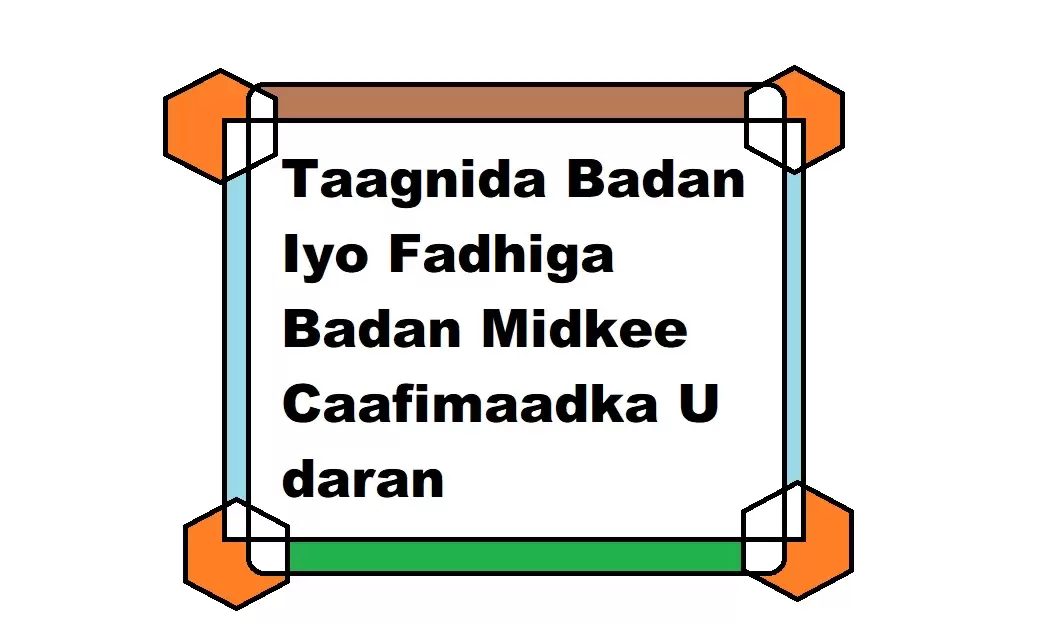 Taagnida Badan Iyo Fadhiga Badan Midkee Caafimaadka U daran