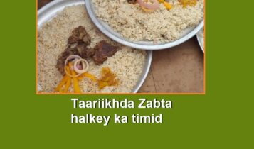 Taariikhda Zabta halkey ka timid