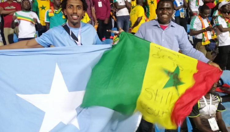 The somali flag in African Cup of Nations in Egypt (3)