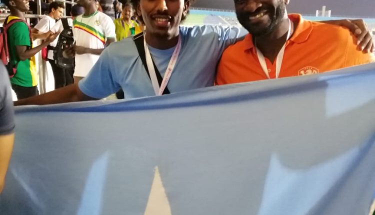 The somali flag in African Cup of Nations in Egypt (5)