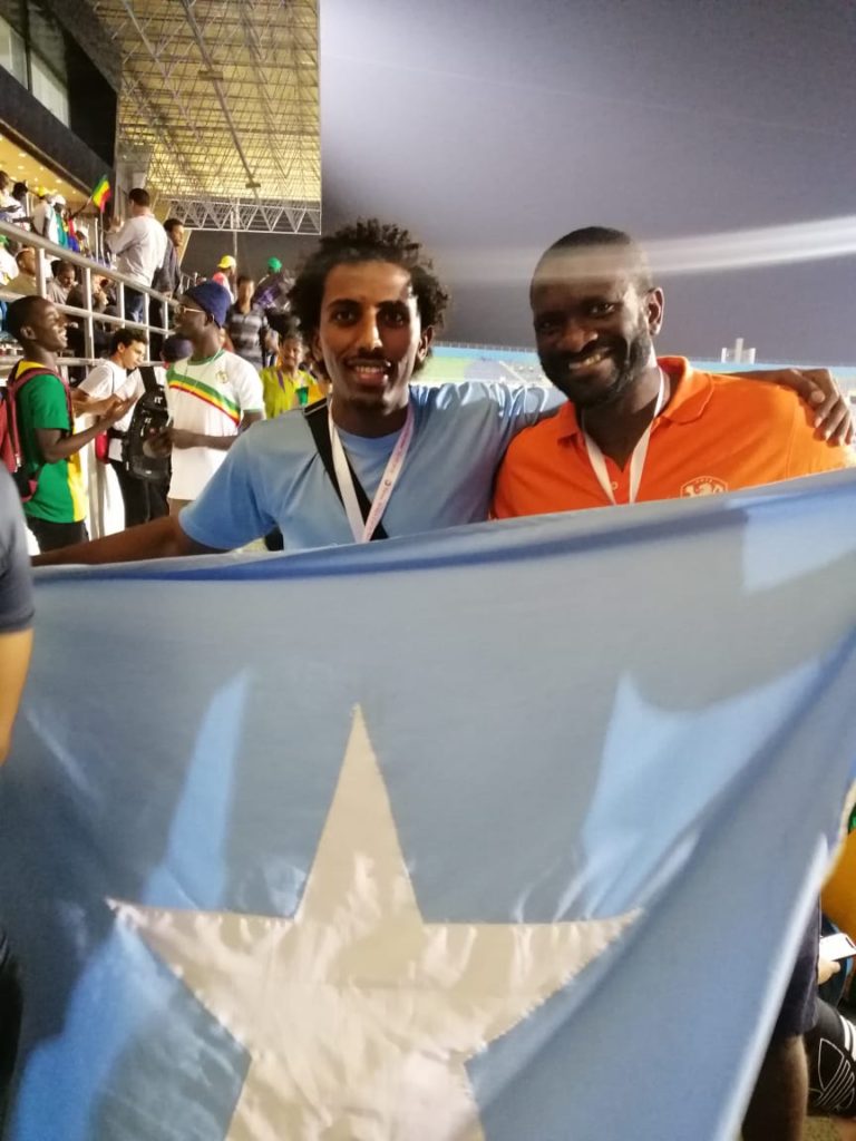 The Somali flag appears in African Cup of Nations in Egypt